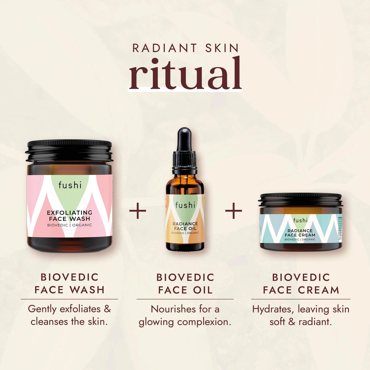 Biovedic Glow & Radiance Set | Ayurveda | Fushi