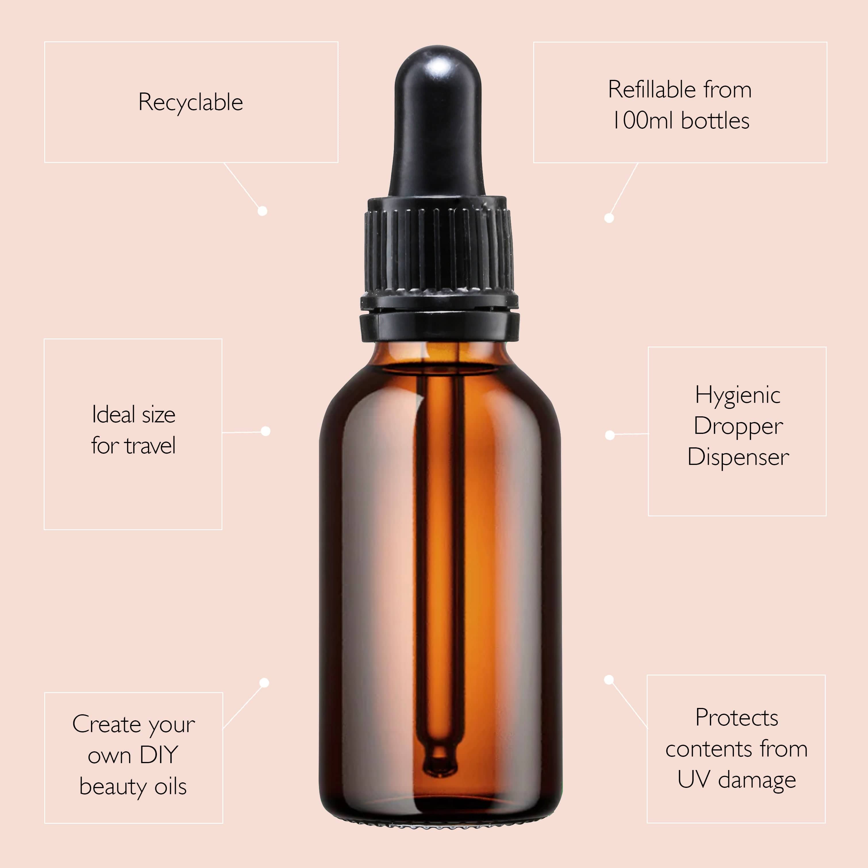 Reusable bottle for Ayurveda hair oil
