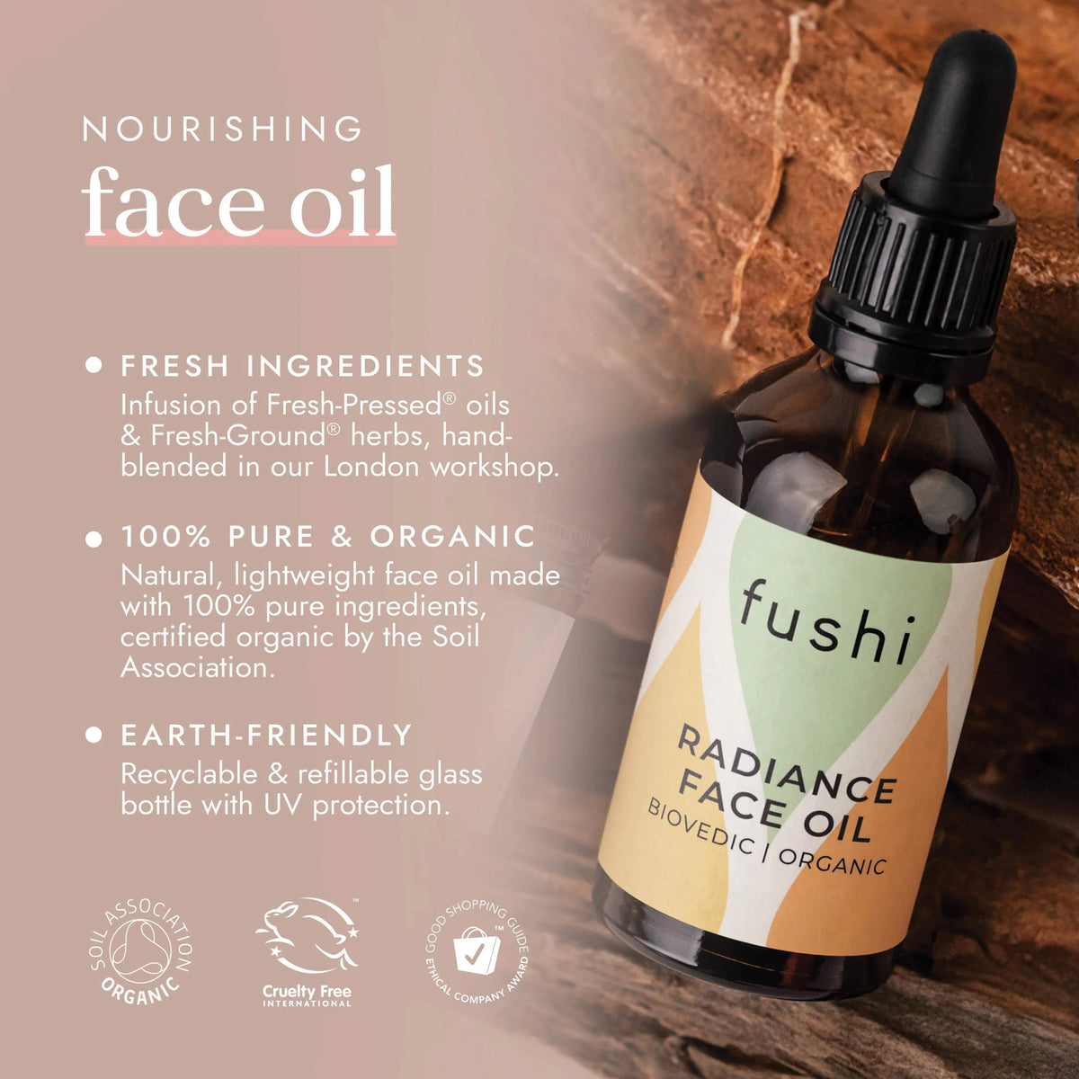Fushi Huile Visage Biovédique 30ml | Ayurveda Inspired Health & Beauty