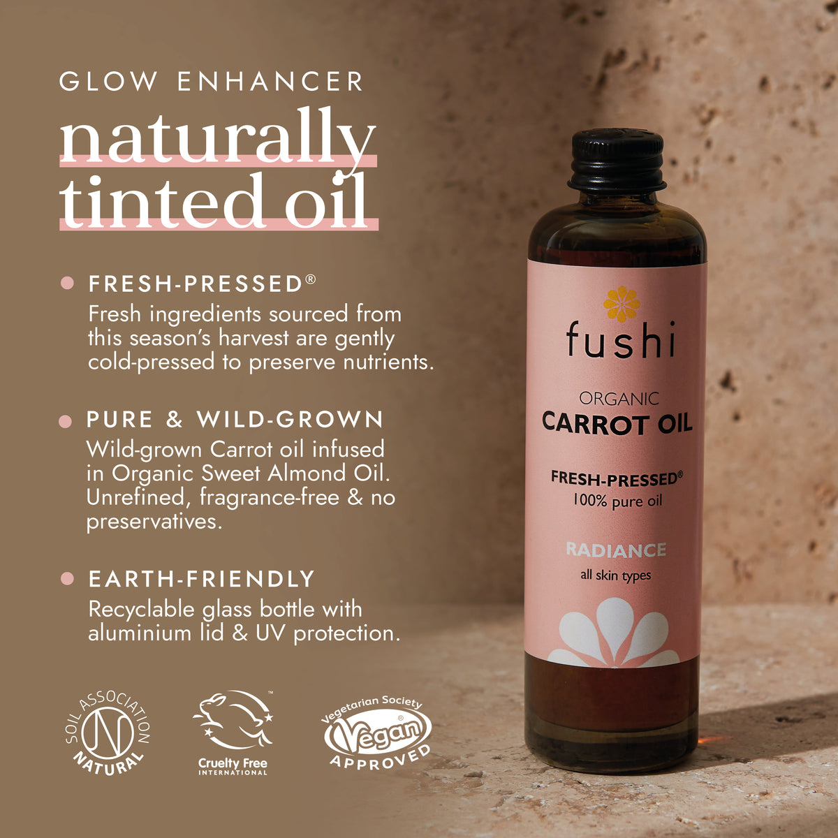 Wild Carrot Oil 100ml | Ayurveda | Fushi