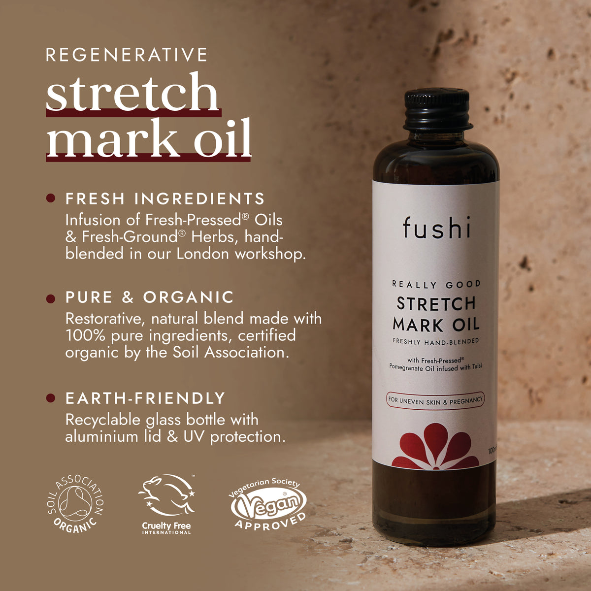 Really Good Stretch Mark Oil 100ml | Ayurveda | Fushi