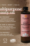Organic Sweet Almond Oil 100ml | Ayurveda | Fushi
