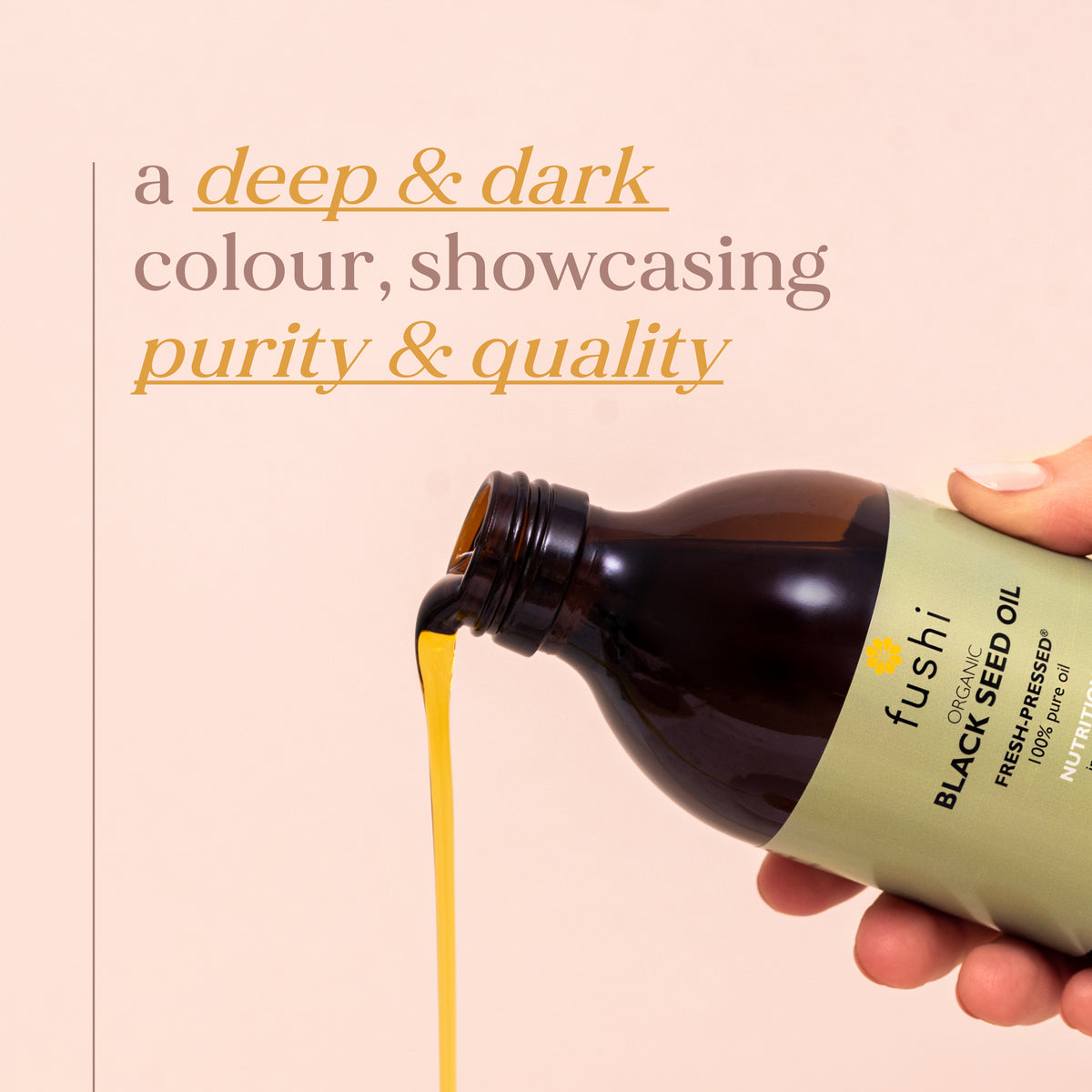 Organic Black seed oil 100ml | Ayurveda | Fushi