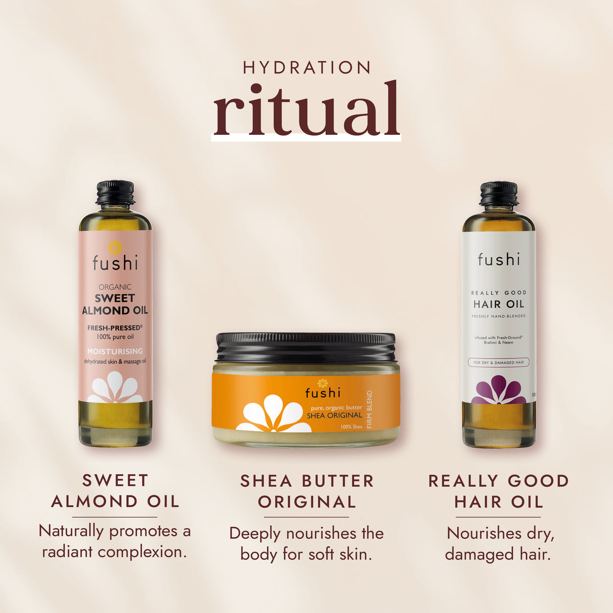 Organic Sweet Almond Oil 100ml | Ayurveda | Fushi