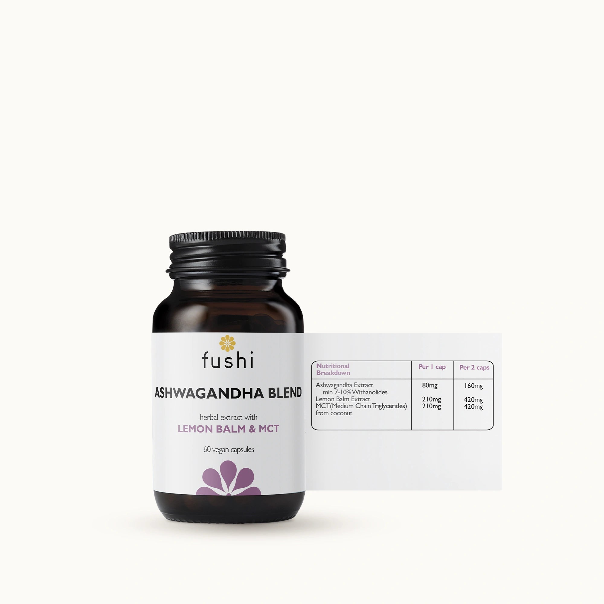 Ashwagandha avec extrait Vegan MCT