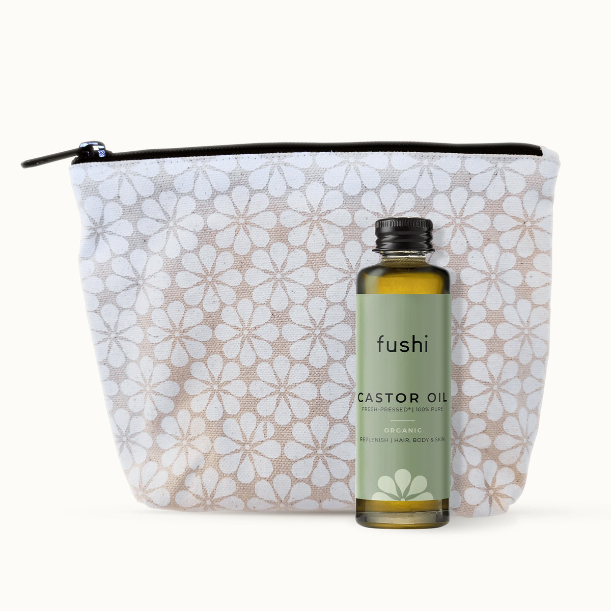Organic Castor Oil 50ml + Travel Pouch